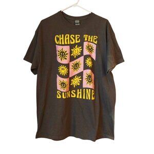 Chase The Sunshine Tee Shirt Gray XL